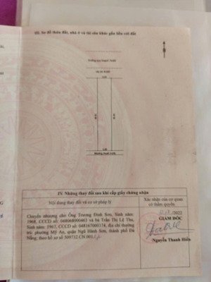 chính chủ bán lô đất đường thích phước huệ ngay làng đại học hoà quý