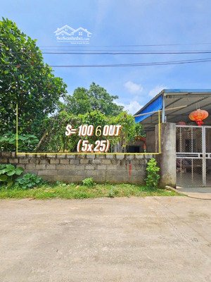 870 triệu sở hữu 100,6m2 đất full thổ cư thanh cao, lương sơn, hoà bình