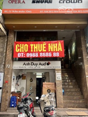 chính chủ cho thuê nhà số 72 mặt phố trần nhân tông