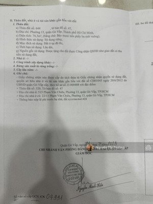 bán mặt tiền phạm văn chiêu - gò vấp.ngang 4m85 vị trí đẹp