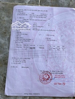 bán đất thổ cư tại thôn hòa trung, 600 triệu, 117m2, chính chủ uy tín