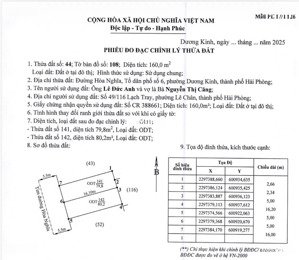 chính chủ gửi bán em hoa hậu tại đường hoà nghĩa - dương kinh diện tích ngang 5 x 16 = 80m