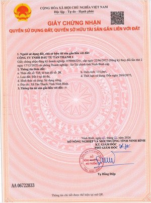 bán nhanh lô lk khu đông tân thanh elite city - trục trường đinh công tráng - đã có sổ