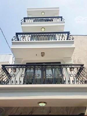 nhà mới đẹp 4 tầng hẻm ôtô tỉnh lộ 10 gần vòng xoay phú lâm