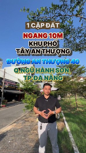 bán cặp đất 140m2 - an thượng 40 - gần biển mỹ khê - xây lưu trú cao cấp view công viên