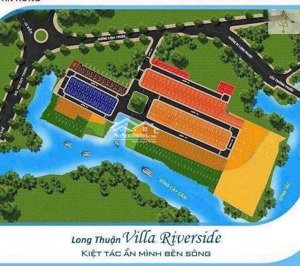 bán đất kdc long thuận villa riverside đường long thuận