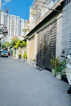 nhà 2 tầng ngang 5m. 76.9m2. hẻm oto. lâm văn bền, gần cư xá ngân hàng. trường nguyễn hữu thọ. 8,3t