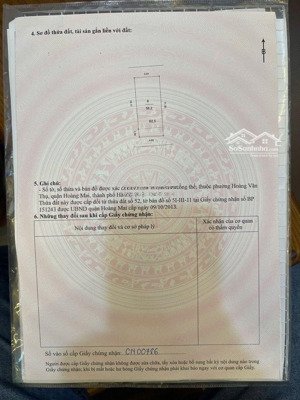 nhà tam trinh 60 m2 -4 tầng - ngõ nông thẳng tắp 3 nhà ra phố - mặt tiền 4.86 m - dá nhỉnh 15 t