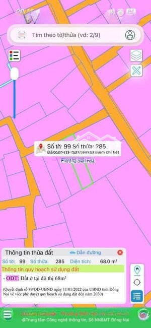 3 lô đất bửu hoà - 71m2 - sổ riêng thổ cư - trạm y tế bửu hoà - 1tỷ690