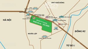 bán đất nền dự án tại khu đô thị mới phù khê, 58 triệu / m2, 80 m2