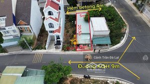 bán lô đất đẹp 2 mặt tiền tại kqh ngô quyền - p6 ( củ ) đà lạt.