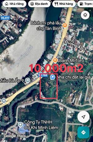 Cho thuê đất diện tích lớn 10.000m² tại xã Tân An, huyện Vĩnh Cửu, tỉnh Đồng Nai,
