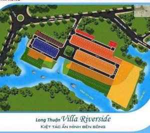 bán đất kdc long thuận villa riverside đường long thuận