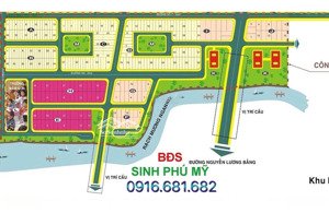 bán nhanh nền nhà phố kdc cảng sài gòn phú xuân nhà bè, tphcm dt 196m giá 60tr/m 