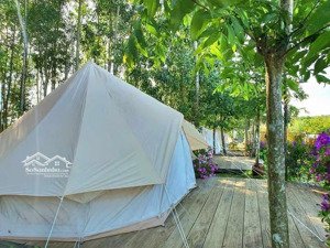 ngọc huyền farm, cắm trại, không khí mát mẻ. lều trại,wc, nhà phục vụ, vườn, cây cối đầy đủ.