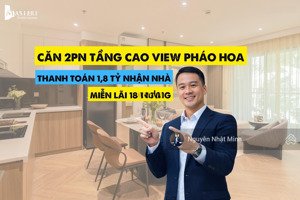 chính chủ chuyển nhượng căn 2pn view pháo hoa, tầng 32, vào trước 1,8 tỷ, miễn lãi 19 tháng