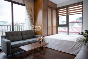 (lì xì ngay 1 triệu) cho thuê căn hộ studio đủ đồ, 30m2, kv đào tấn - ba đình từ 7triệu