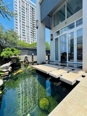 bán biệt thự khu villa thủ thiêm mt đường vũ phương đề p. thạnh mỹ lợi quận 2. dt 20x23m giá 106 tỷ