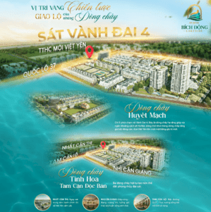  Bán liền kề Bích Động Lakeside – 97m² – mặt tiền 6m – giá từ 63tr/m²