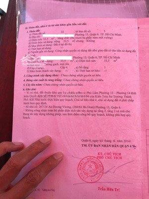 bán nhà hẻm (xh) an dương vương, p.13, q.6 giá 4,950 tỷ