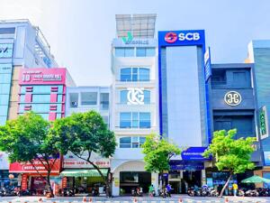 Cho Thuê Nhà Mặt Tiền: 219 Khánh Hội - Quận 4 - 6x16m, hầm, 7 tầng