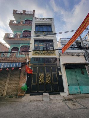 bán gấp nhà phường 15 tân bình, hxh 8m thông, 64m2, 4x16m, khu dân cư yên tĩnh, giá 7,5 tỷ