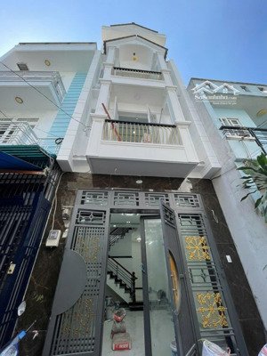 bán nhà sát mt khu gò xoài -h6m thông, nhà mới 4 tầng -44m2-khu vip -5txx còn tl