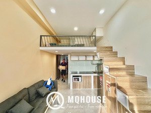 cho thuê căn hộ duplex ban công - cửa sổ nhà mới 100% ngay ngã tư bảy hiền giáp quận 10