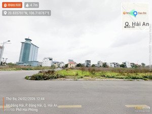 bán lô góc 413,4m2 biệt thự phúc lộc - lê hồng phong, đã có sổ đường to 25m, mặt tiền khủng 15,6m