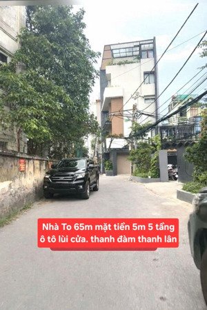 nhà này giá hợp lý /65m / mặt tiền 5m /thanh đàm /thanh lân/ 11.5 tỷ