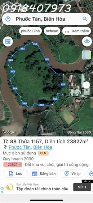 Bán đất cây lâu năm tại Phước Tân, hơn 20.000 m2, hot! Bao đẹp. Giá 5.5 triệu/m2