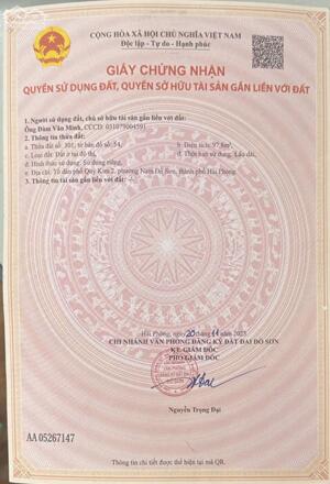 Bán đất Quý Kim - Đồ Sơn - Hải Phòng