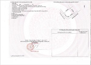 cần bán lô đất 2 mặt tiền tại xã long điền - tp hcm ( vũng tàu cũ) 258m2.