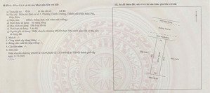 bán 100m² đất tđc hầm đờ cát 5x20m, hướng nam mát trung tâm tp điện biên