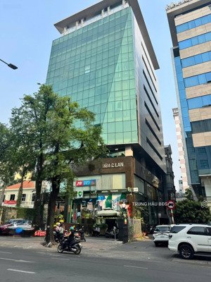 bán toà nhà 2mt vị trí vàng cao thắng q.3 - ngan 14m - 2 hầm - 10 tầng - hđt 600 triệu - giá 185 tỷ