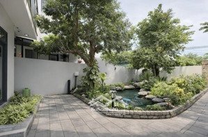 biệt thự nghỉ dưỡng smart home nguyễn thị sáu, hòa xuân-sân vườn, hồ cá koi & dt cho thuê 40 triệu