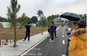 hot. đất nền hoà lạc diện tích từ 100m2 ngay sát làng đại học quốc gia và khu công nghệ cao