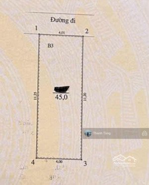 nhà 4t hai thoáng ngõ hoàng hoa tham-ngọc hà ngõ 3m cách oto đỗ 70m dt 45m mt 4m giá 11,8 tỷ