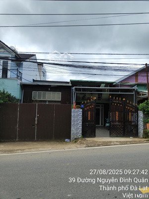 bán lô đất mặt tiền đường nguyễn đình quân, ngay trung tâm đà lạt