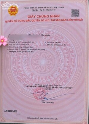 Bán đất Tú Sơn - Kiến Thụy - Hải Phòng