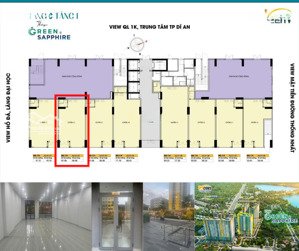 cho thuê shophouse sh02 tháp sapphire, bcons city dĩ an giá tốt