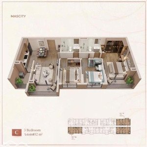 chính chủ cần bán căn hộ chung cư mascity- vị trí đẹp - giá tốt