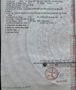 lô đất đường nguyễn văn thoại, cách biển mỹ khê 500m, trung tâm du lịch biển đà nẵng.