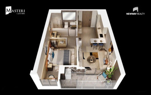 tôi là chính chủ không qua môi giới cần bán căn hộ 1 pn + tại chung cư masteri lake side