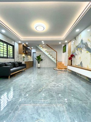 nhà mới 2 tầng nở hậu tài lộc - tân hòa đông - hẻm xe hơi 5m - 4.6x10m 3pn 4.68 tỷ thương lượng