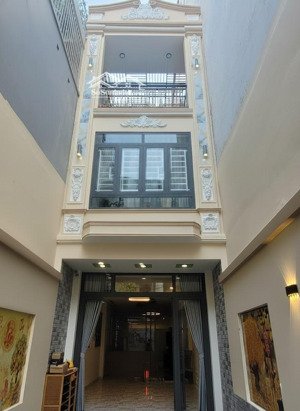 nhà bán trung tâm tân bình - mặt tiền khu bàu cát 117m2 4 tầng mới 100% nở hậu