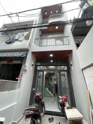 nhà mới 3 tầng đúc, 4 phòng ngủ, mai xuân thưởng, quận 6
