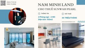 hải yến nam minh land- cho thuê căn hộ sunwah pearl 2 phòng ngủ tòa sh.07 view cực đẹp giá 48 triệu