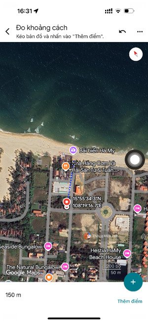 lô góc biển hà my - 130m ra biển 238m mặt tiền 8m giá tốt 15.5 tỷ