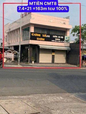 chủ ngộp cần bán gấp nhà mặt tiền cmt8 ngay ngã 6 (vị trí vàng) diện tích: 7,4x21
